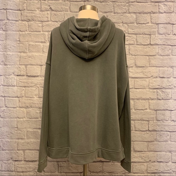 NWT Avocado Brand Paz Hoodie in Olive Green - Picture 7 of 9